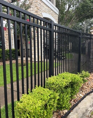 Apartment security fence in Austin TX built with steel for property protection and access control