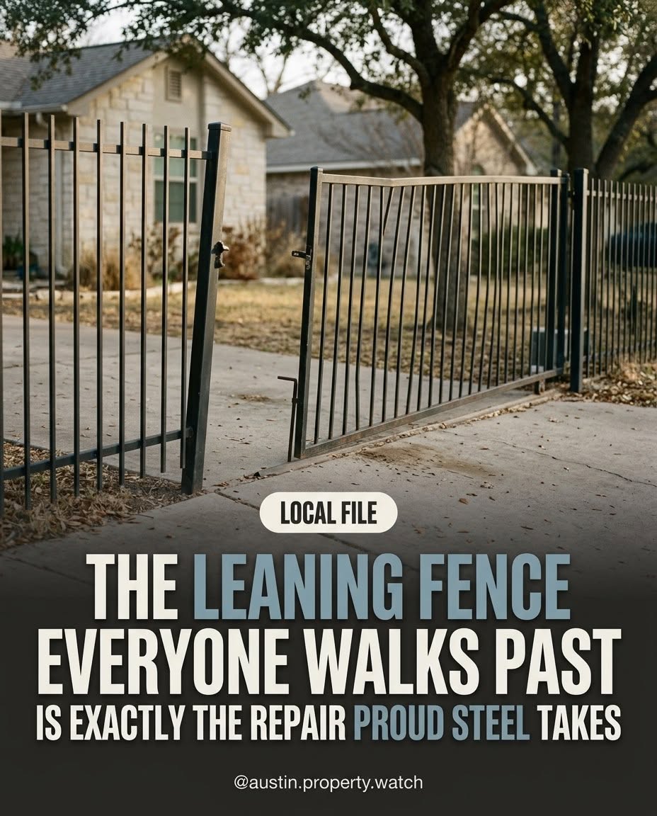 a leaning fence issue